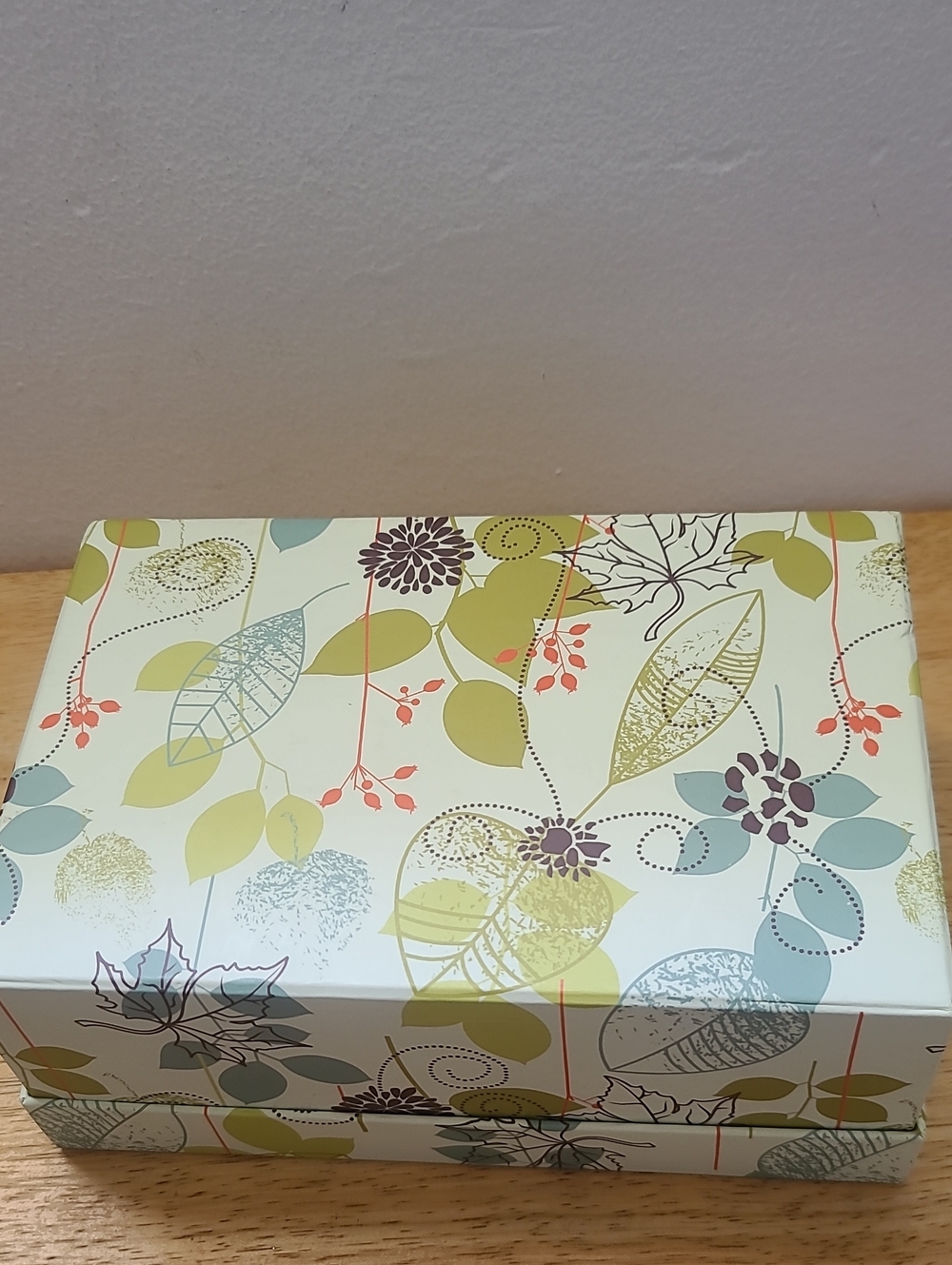 Decorative Floral Pattern Storage/Gift Box - Picture 3 of 7